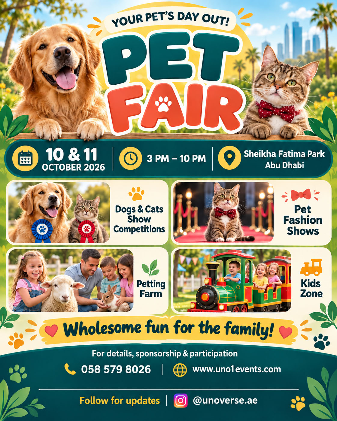 PET FAIR event poster